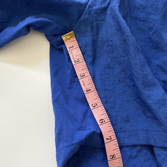 Vintage Adidas Swim Trunks Y2K Trefoil Logo Lined Board Shorts Blue 3 Stripe 90s - Picture 5 of 11